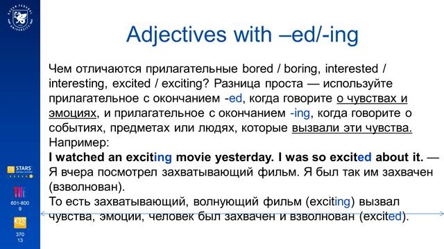 Adjective and adverb. Тема 1 смотреть онлайн