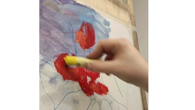 TUTORIAL OIL STICKS: R&F And SENNELIER.