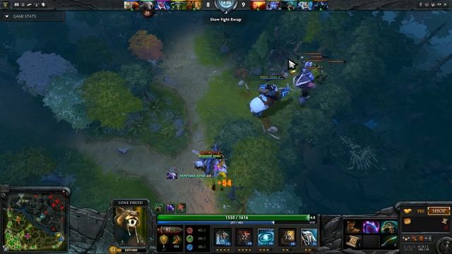 Bulldog Dota 2 Pro Play Lone Druid 16/0 смотреть онлайн
