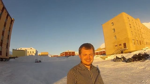 Утро 20.03.2015 Шпицберген. п. Пирамида. Радость! смотреть онлайн