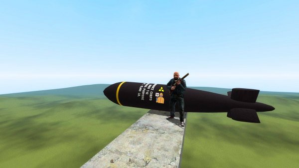 Тест самой мощной бомбы в - Garry s mod