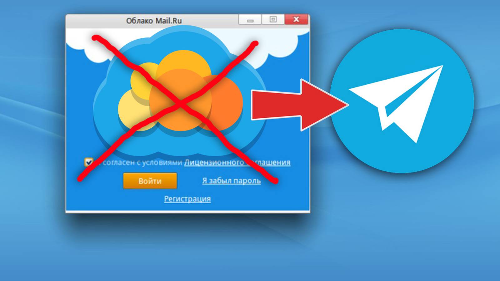 Облако Mail.ru закрывается! Альтернатива - Телеграм