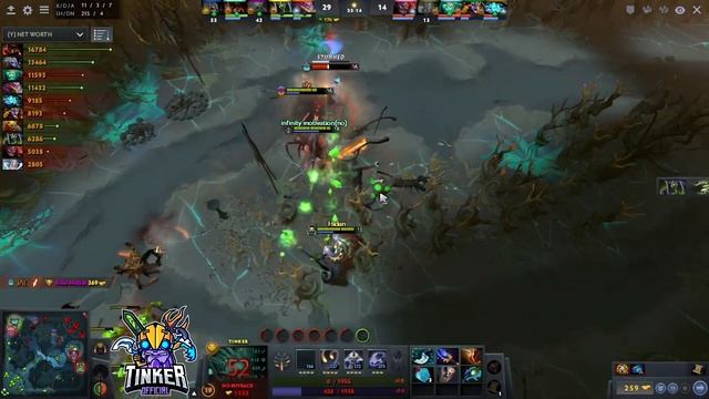 Liquid qojqva Play Tinker in High Rank | Tinker Dota 2 Gameplay смотреть онлайн