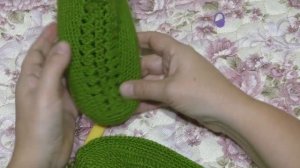 Домашние тапочки крючком. Просто и красиво!