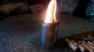 Пиролизная печь щепочница своими руками из подручных материалов.Тест