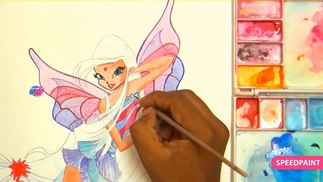 #Winxclubdrawing how to draw ✤ #Musa #Harmonix ✤ Speedpainting смотреть онлайн