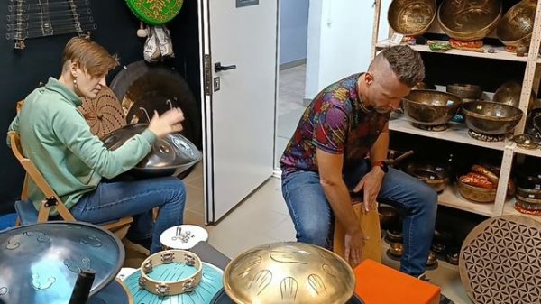 Handpan Chill Radar Spb D Celtic / Ханг / Хэнд Пан / совместно с Кахон YUKA / shamanic.moscow