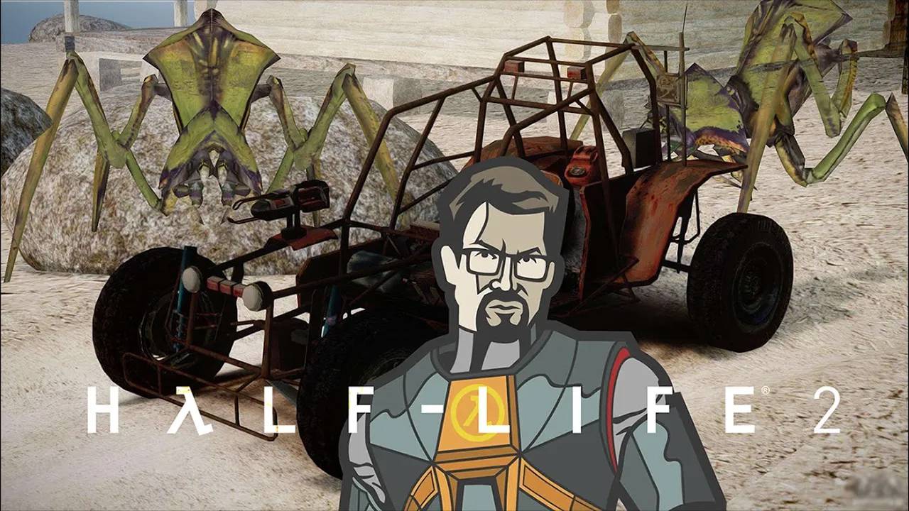 На Багги по берегу - Прохождение Half-Life 2 #5