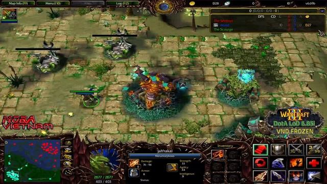 WTF!!! level 11 Bug 100k máu - DotA LoD 6.69 (New but Old) смотреть онлайн