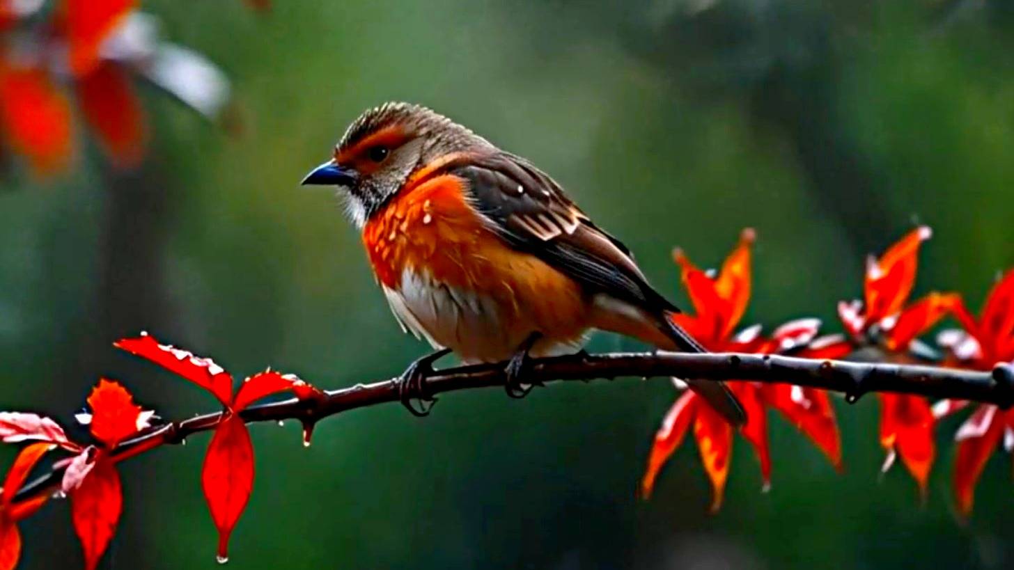 Осень. Птицы намокшие. смотреть онлайн