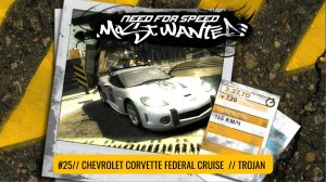 Chevrolet Corvette Federal Cruiser | Trojan | Need For Speed: Most Wanted