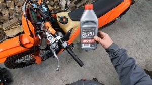 KTM EXC 300 TPI замена машинки сцепления Brembo 9мм на 10мм с замером усилия нажатия.