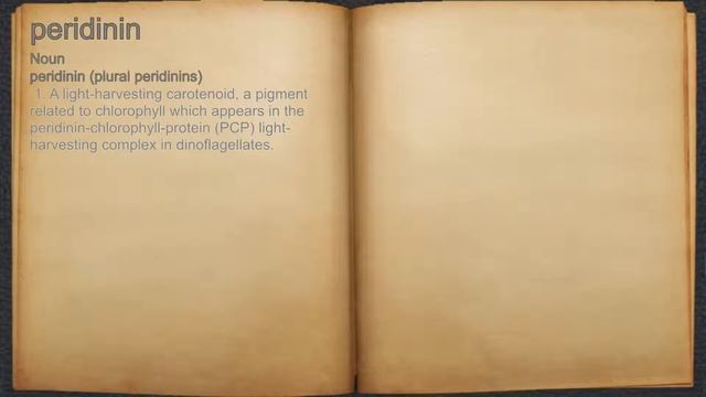 What does peridinin mean? смотреть онлайн