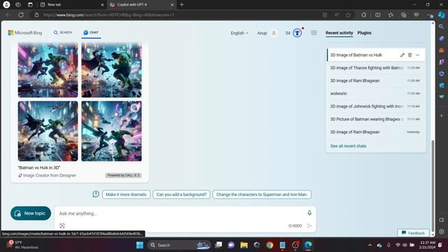 Generate Image With AI Free | GPT -  4 | Text To Image #gpt4 #aiimages #imagegenerator #texttoimage