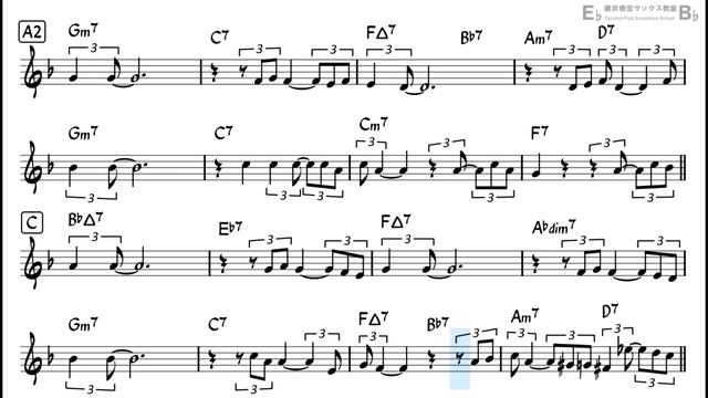 What a Difference a Day Made - Easy Solo Example for Tenor Sax смотреть онлайн