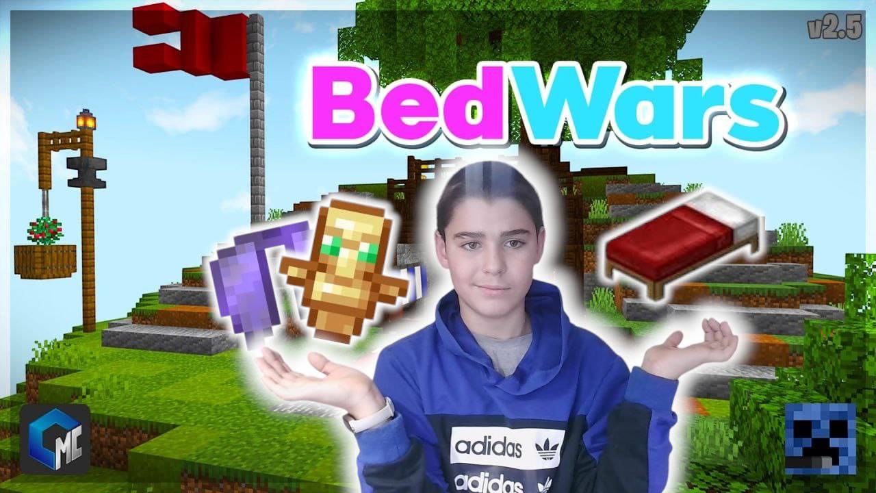 Играю в Бедварс на сервере FunnyGame