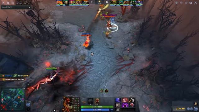 Dota 2 Lifestealer 6953 MMR 23/2/9 (Kills/Deaths/Assists) Ranked Full Gameplay смотреть онлайн