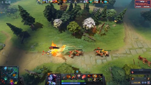 ПАПИЧ С ФАСТ ДАГОНОМ НА КВОПЕ) ТРЕНИРУЕТСЯ!) [Dota 2] смотреть онлайн