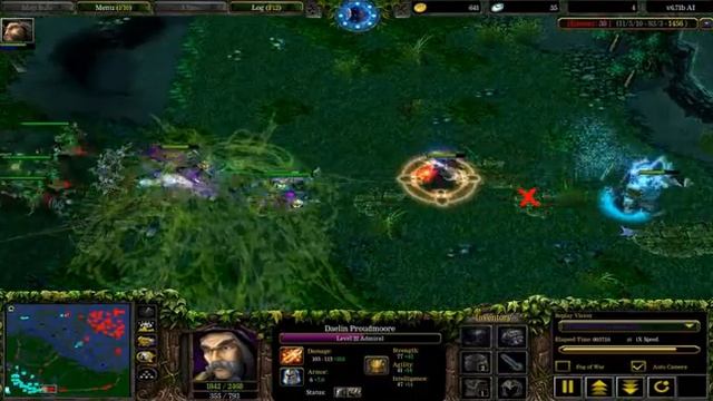 Доигрался с рукой)) (Pro Kunkka) - Dota 6.71b AI смотреть онлайн