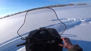 ЯКУТ PROMAX. Как идёт по глубокому снегу_ Разогнал до 60 км.