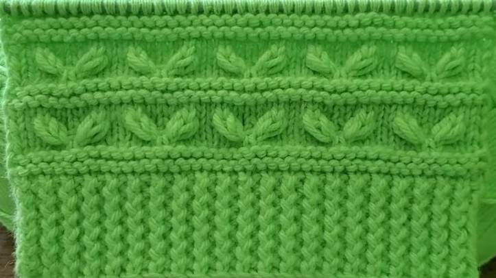 Очень красивый узор спицами - Вязание спицами смотреть онлайн