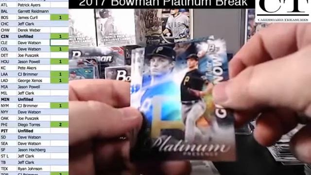 2017 Bowman Platinum Group Break: Cody Bellinger Cut Auto Black /10 Redemption! смотреть онлайн