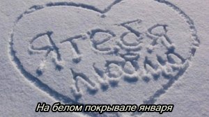 На белом покрывале января
