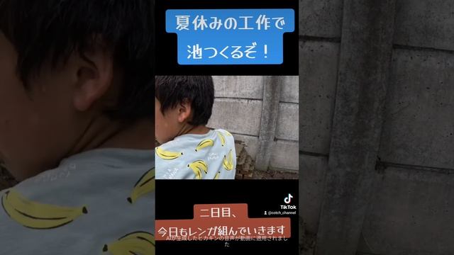 夏休みの工作！池作り！ смотреть онлайн