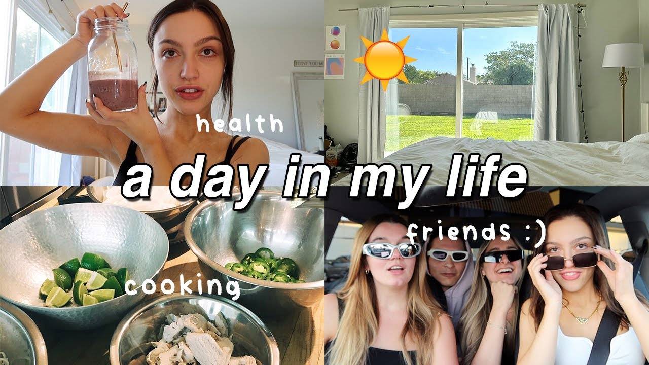 VLOG ★ a day in my life *cooking, friends, etc* смотреть онлайн