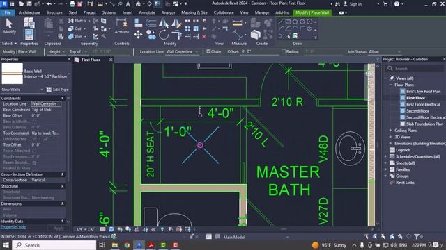 4 - Walls and Floors - 24 - Interior Walls Modeling I смотреть онлайн