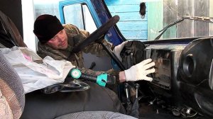 Устанавливаем тахометр  на УАЗ буханку // Тюнинг кабины УАЗ Буханки...