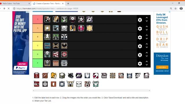 *NEW* RAINBOW SIX SIEGE TIER LIST смотреть онлайн