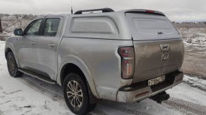 Кунг SKAT для пикапа Great Wall Poer установлен! Кунг модернизирован: новая дверь и надёжные петли!