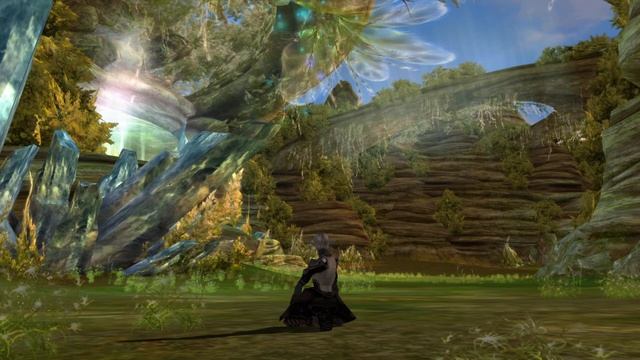 Lineage 2 The Enchanted Valley into the night