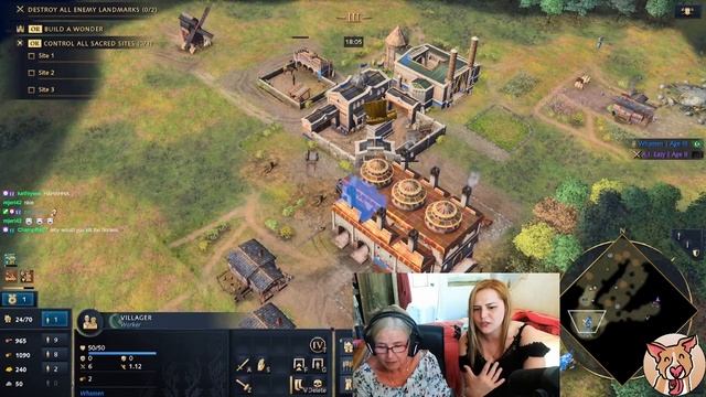 Teaching GrandmaQT to play Age of Empires - Day 1 | AOE4 смотреть онлайн