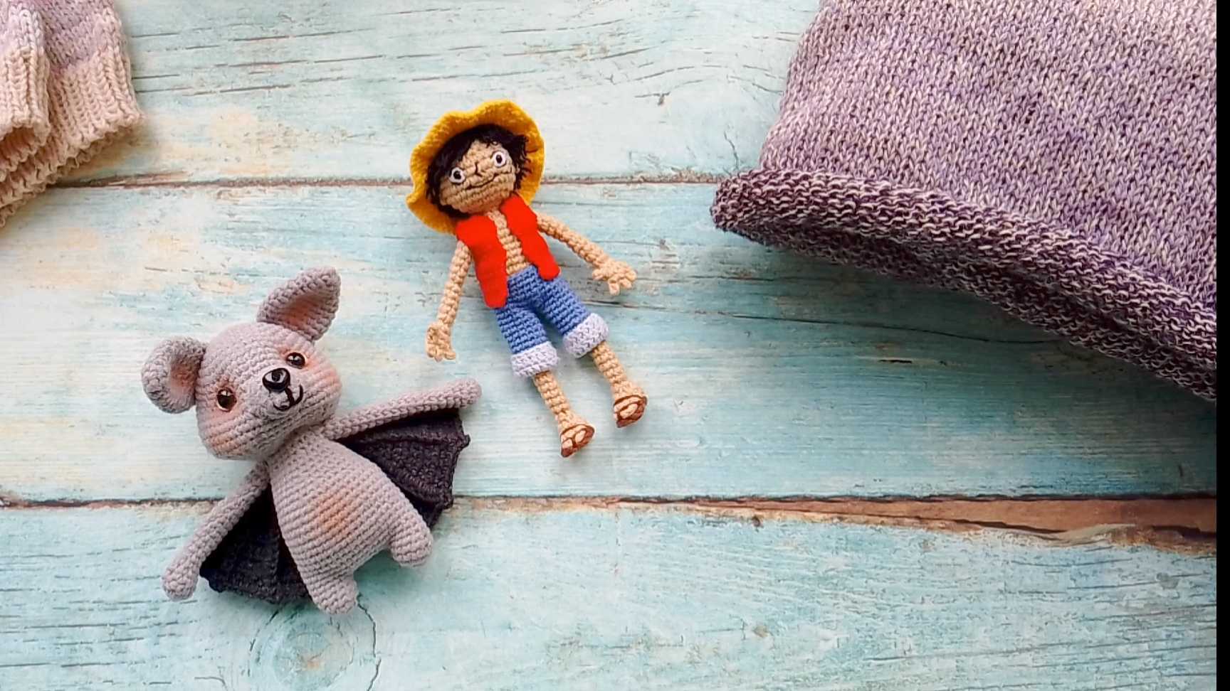 Жилет из Кауни. Игрушки крючком. Шапочки для малышей. смотреть онлайн