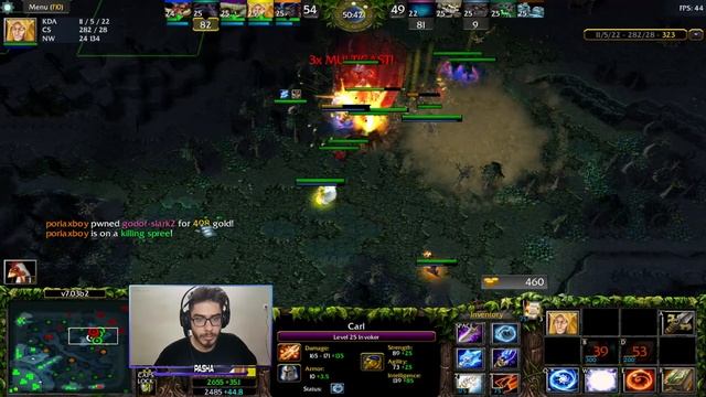 INVOKER DOTA1 HARD GAME : VENGEFUL MID LINE CARRY BEST GAME / ATINAD MAP 7.03B2 смотреть онлайн