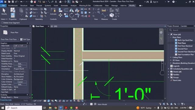 4 - Walls and Floors - 25 - Modify Walls and Joins I смотреть онлайн