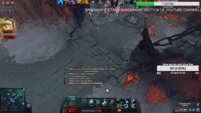 Dota 2 live stream #10 - Single Draft Support смотреть онлайн