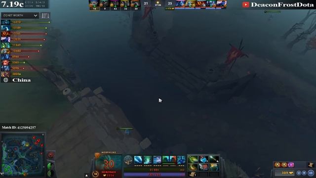 刘畅 Freeze [Morphling] Fast Farm Strong Efficiency ► Dota 2 7.19c смотреть онлайн