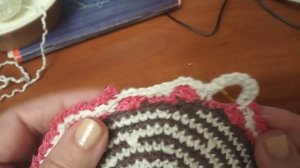 Прихватка крючком.