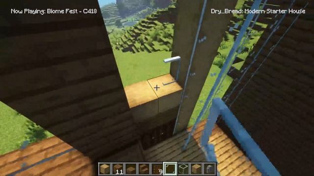 Minecraft Modern Starter House Tutorial | How to Build a Modern Starter House in Survival Minecraft смотреть онлайн