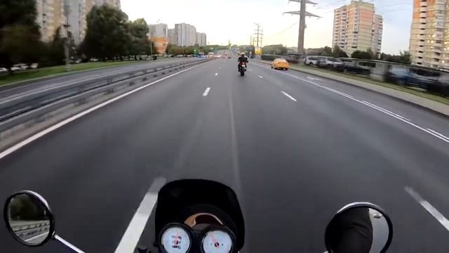 Прохват Stels Benelli 600 против Honda CB600 Hornet