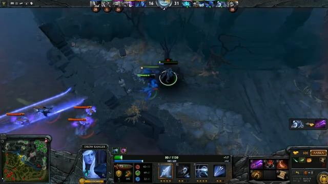 Dota 2 Голая Drow Ranger!