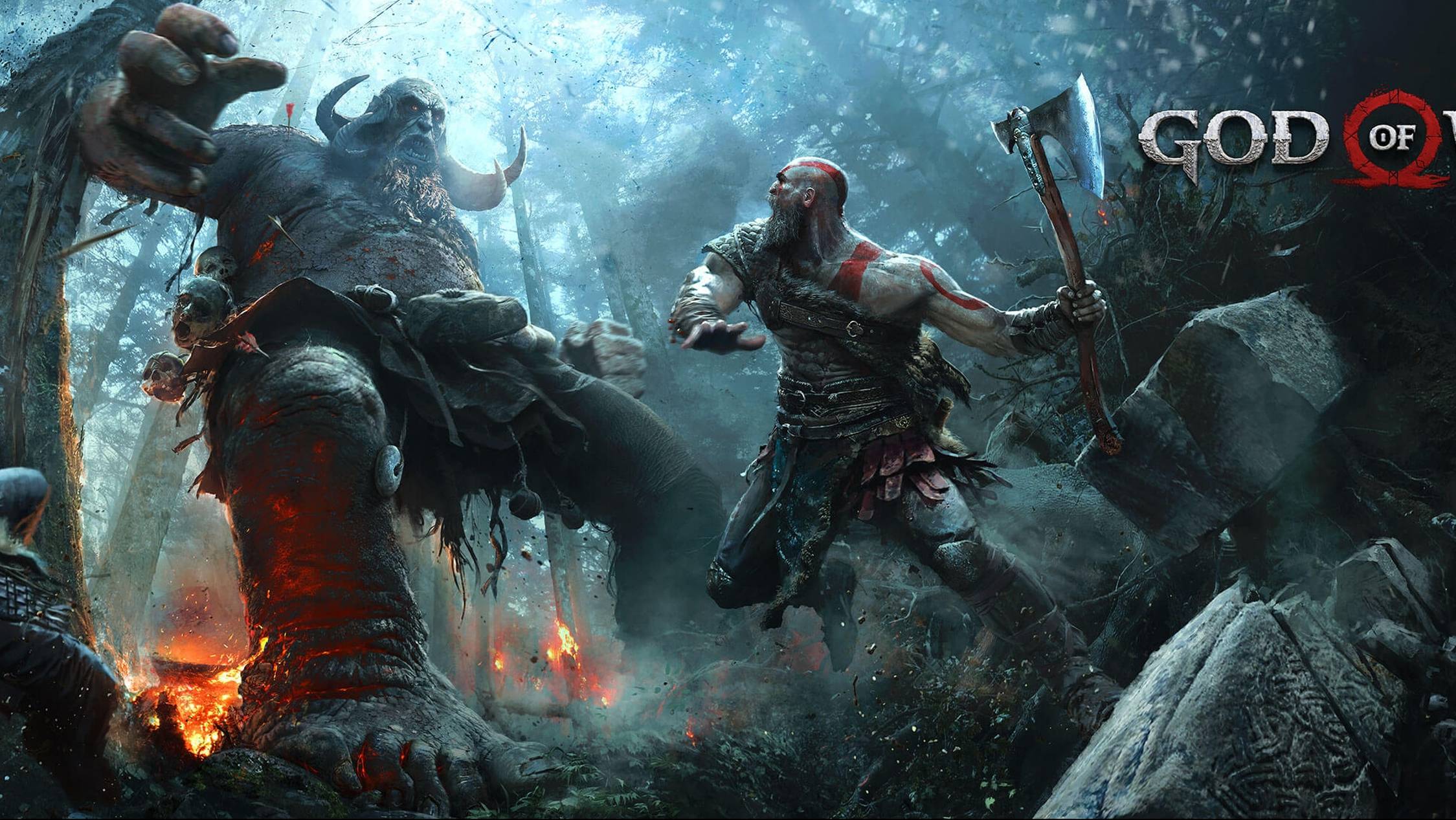 играю в Godof War часть 4