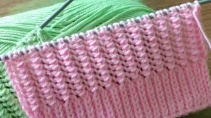 Как связать простой красивый узор спицами пошагово для новичков? Легкий мастер-класс