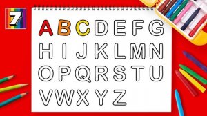 Drawing _ How to draw and learn English _ ABC _ Alphabet song