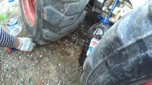 Устраняем течь гидравлического масла, меняем шланг РВД