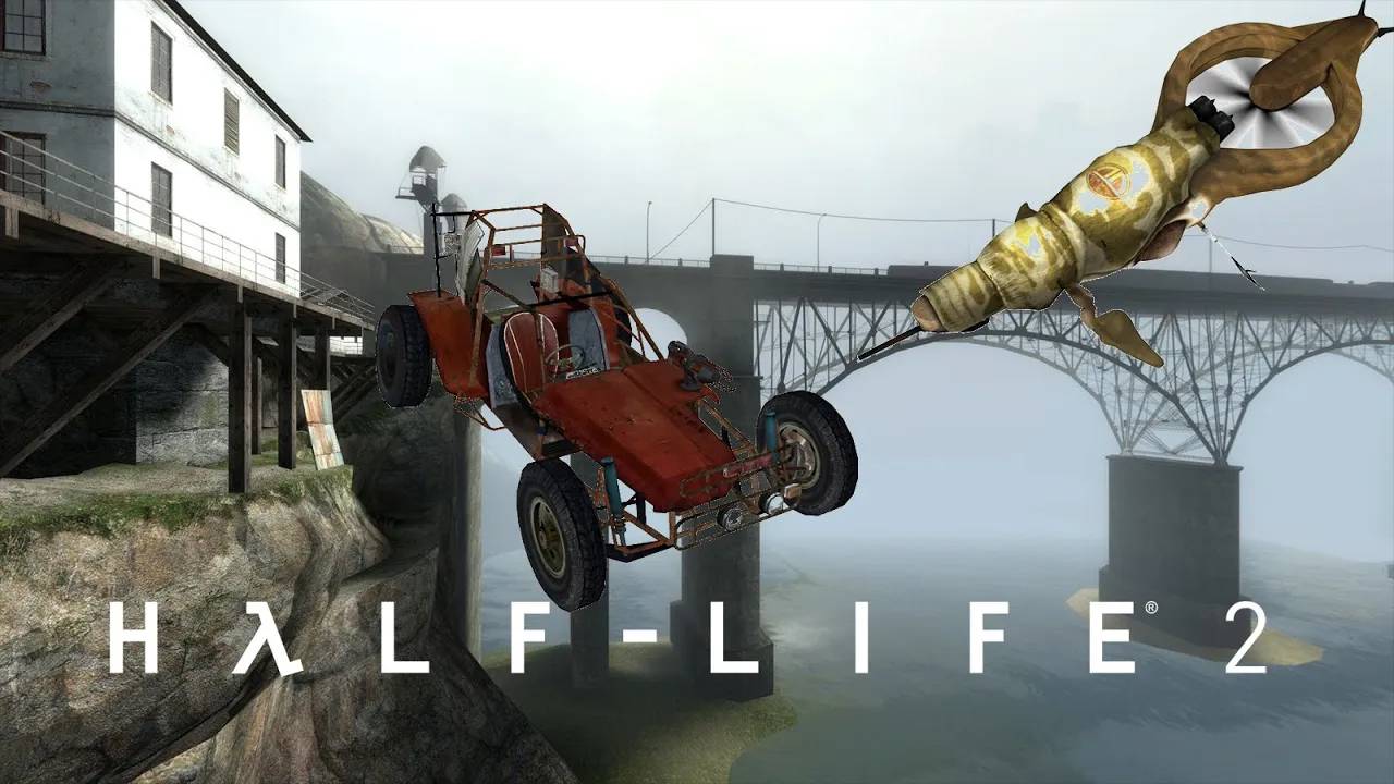 ЖД мост и много штурмовиков - Прохождение Half-Life 2 #6