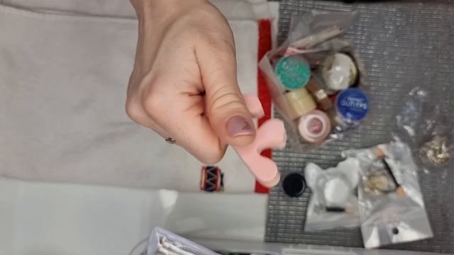 ASMR/АСМР, manicure and box full of stuff for nail art 💅 маникюр и коробка с лаками и не только смотреть онлайн